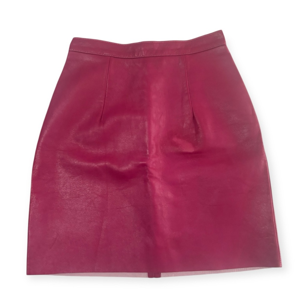 American Apparel Leather Skirt